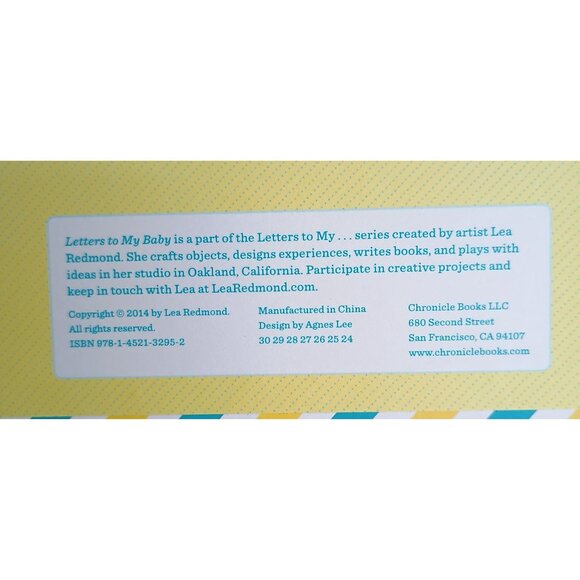 Letters To My Baby: A Paper Time Capsule For Parents Keepsake Journal Book - Picture 7 of 7